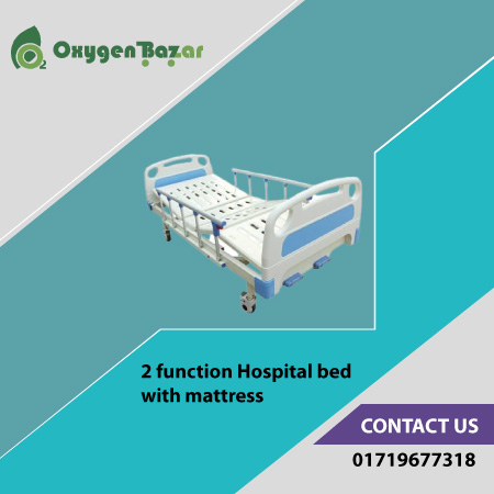 2-function-Hospital-bed-with-mattress